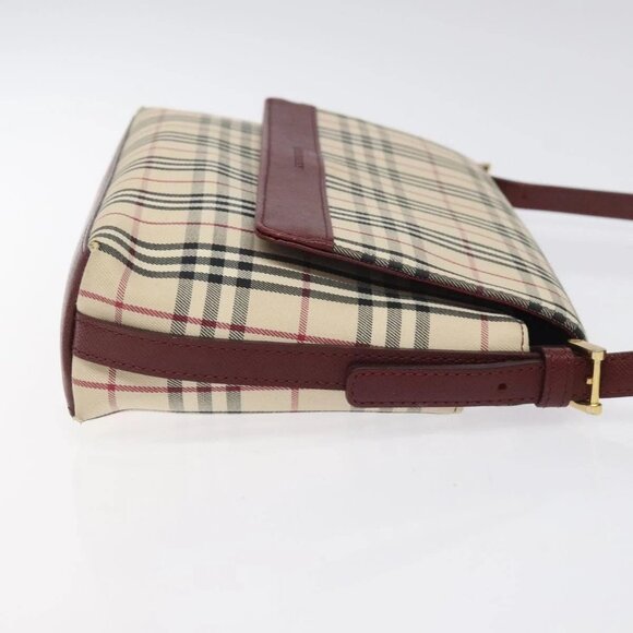 BURBERRY Nova Check Shoulder Bag Canvas Beige - Picture 3 of 16